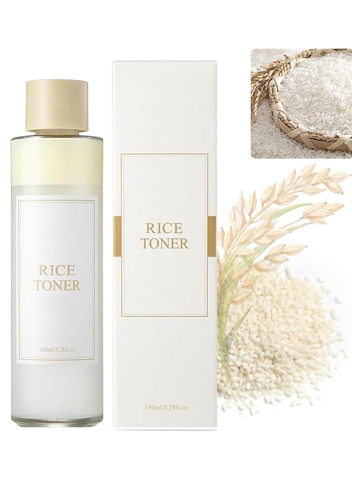 Rice Toner,with Niacinamide for Post-Acne Marks and Skin Texture(150 ml)