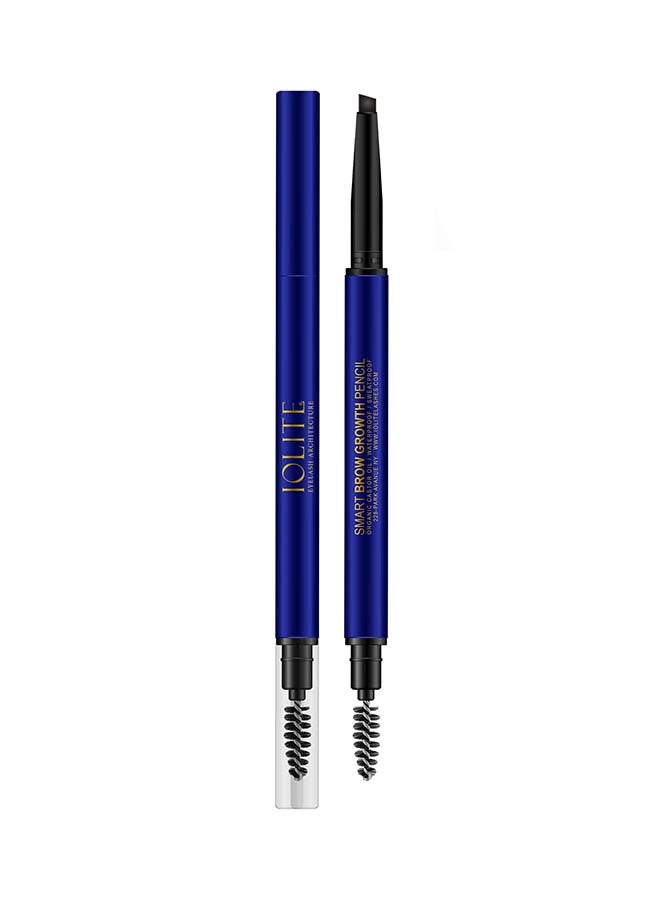 Smart Eyebrow Growth Pencil With Mascara BrushNatural Eye Brow Tint ISBP - Night Black