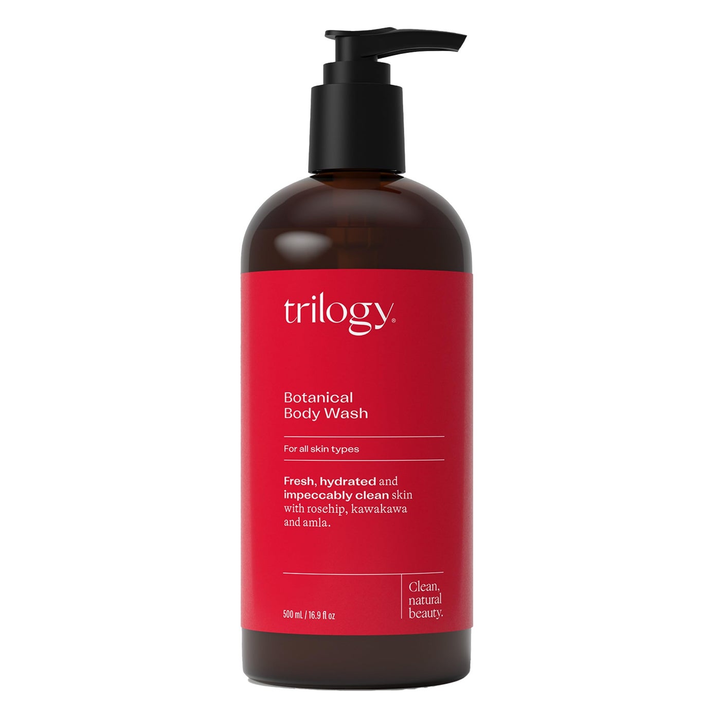 Trilogy Botanical Body Wash, Luxurious Spa Experience with Rosehip Oil, 16.9 fl oz