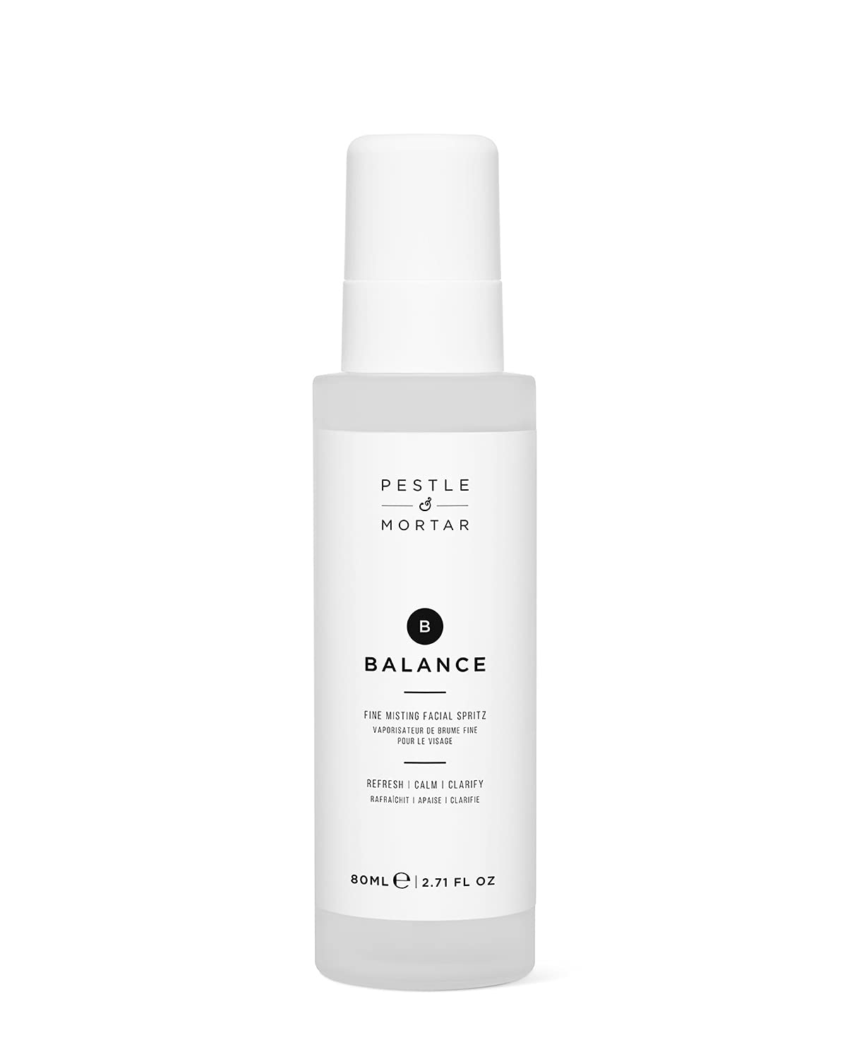 Pestle & Mortar Balance Ultra-Fine Face Mist- Hydrating Facial Spray Moisturizer with Deep Sea Magnesium, Gentian Root Extract, Hydrating and refreshing face toner, 2.71 Fl Oz