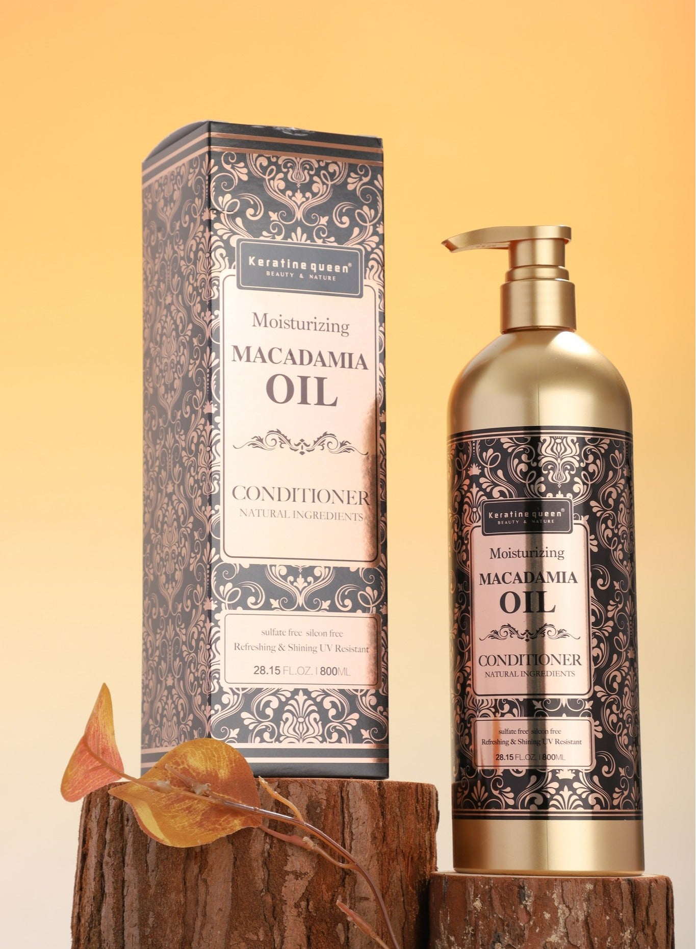Moisturizing Macadamia Oil Conditioner Natural Ingredients 800 ML