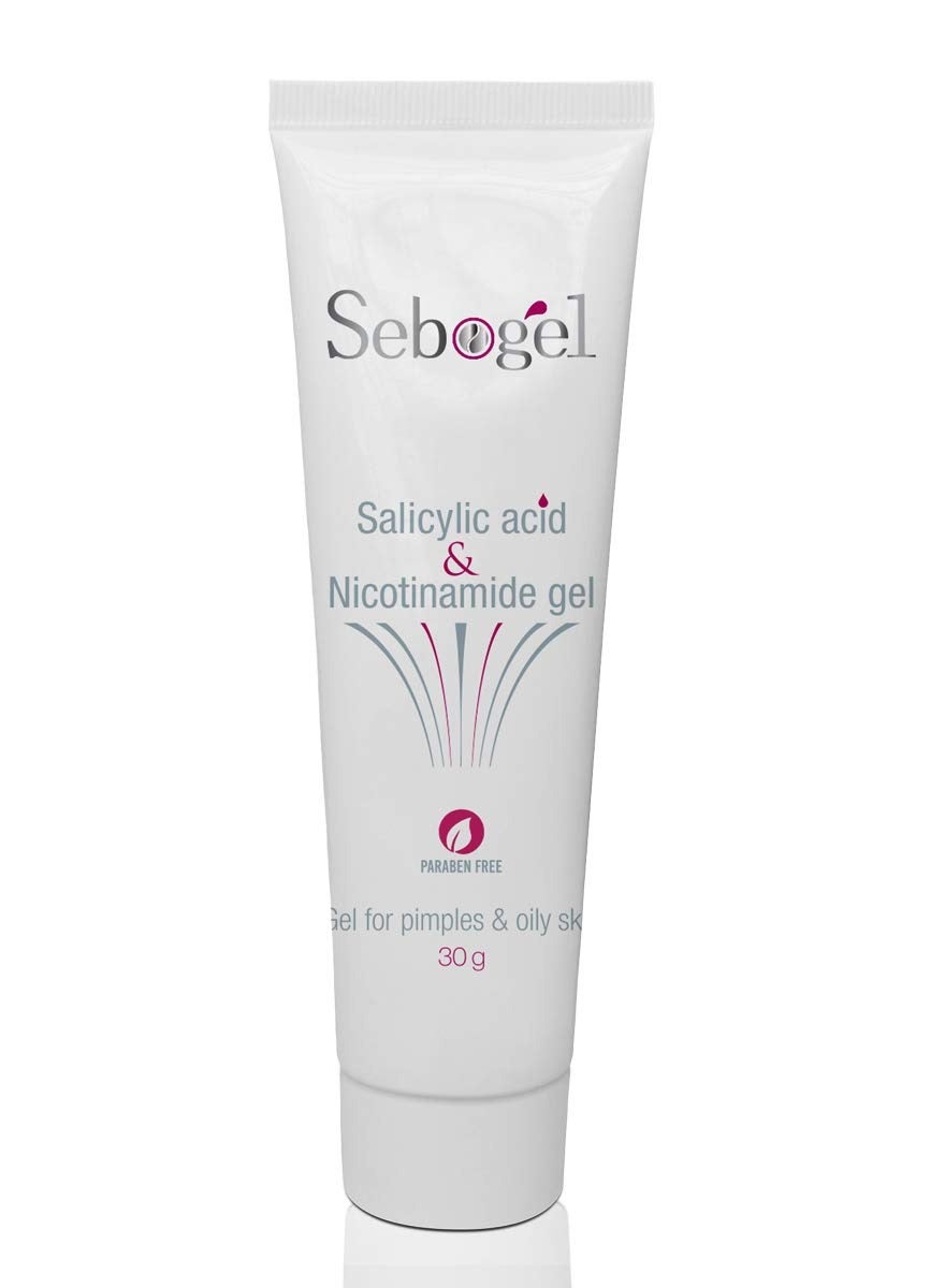 Sebogel Salicylic Acid & Nicotinamide Gel for Pimples and Oily Skin, 30gm