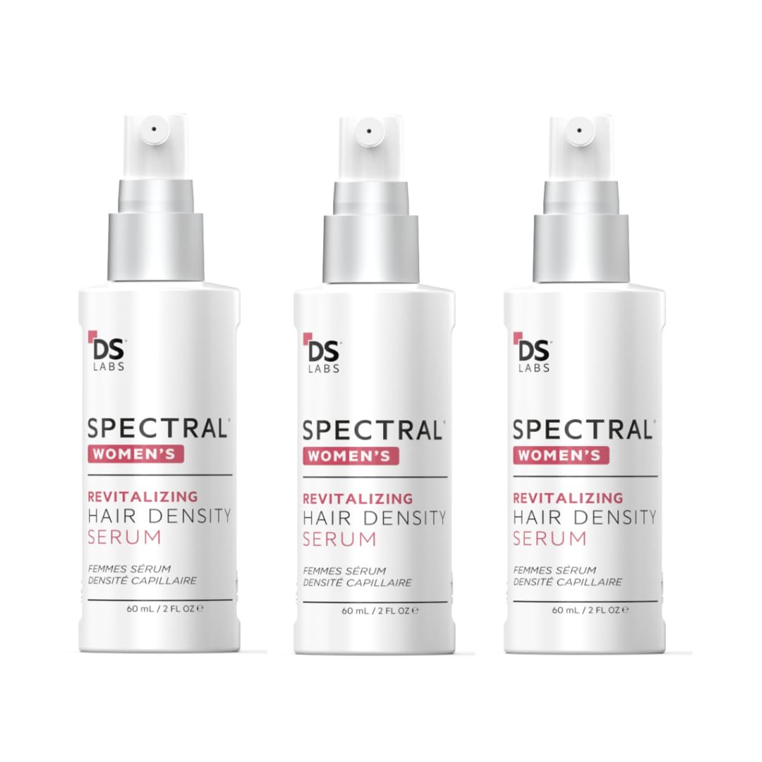 DS Labs Spectral Women√¢‚Ç¨‚Ñ¢s Hair Density Serum (formerly Spectral.CSF), 60mL - Lightweight Leave-In for Fuller, Thicker Looking Hair, Fast Absorbing, Non-Greasy, For All Hair Types (Pack of 3)