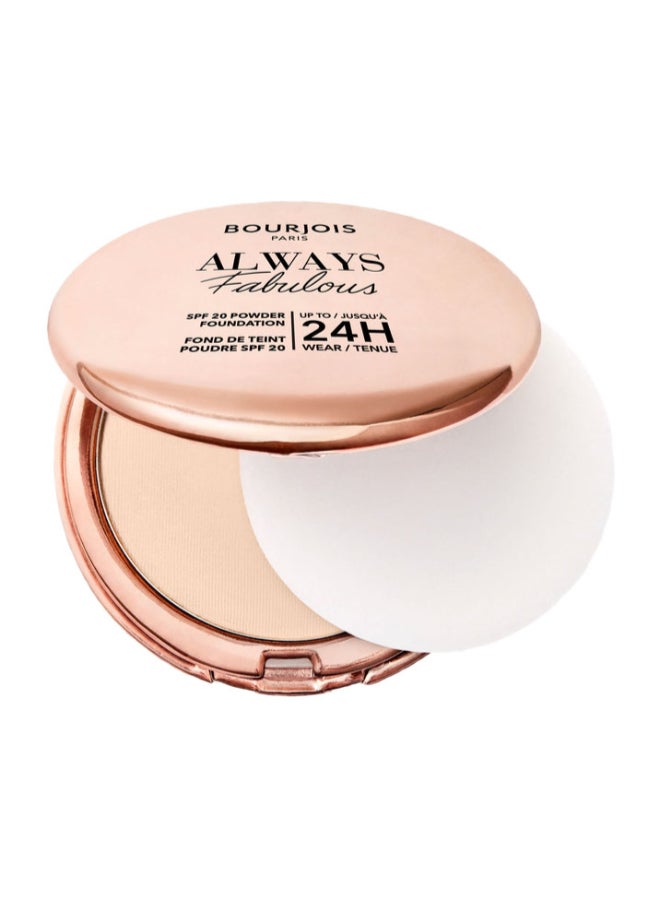 Always Fabulous Powder Foundation - 100 - Rose Ivory, 7Grams