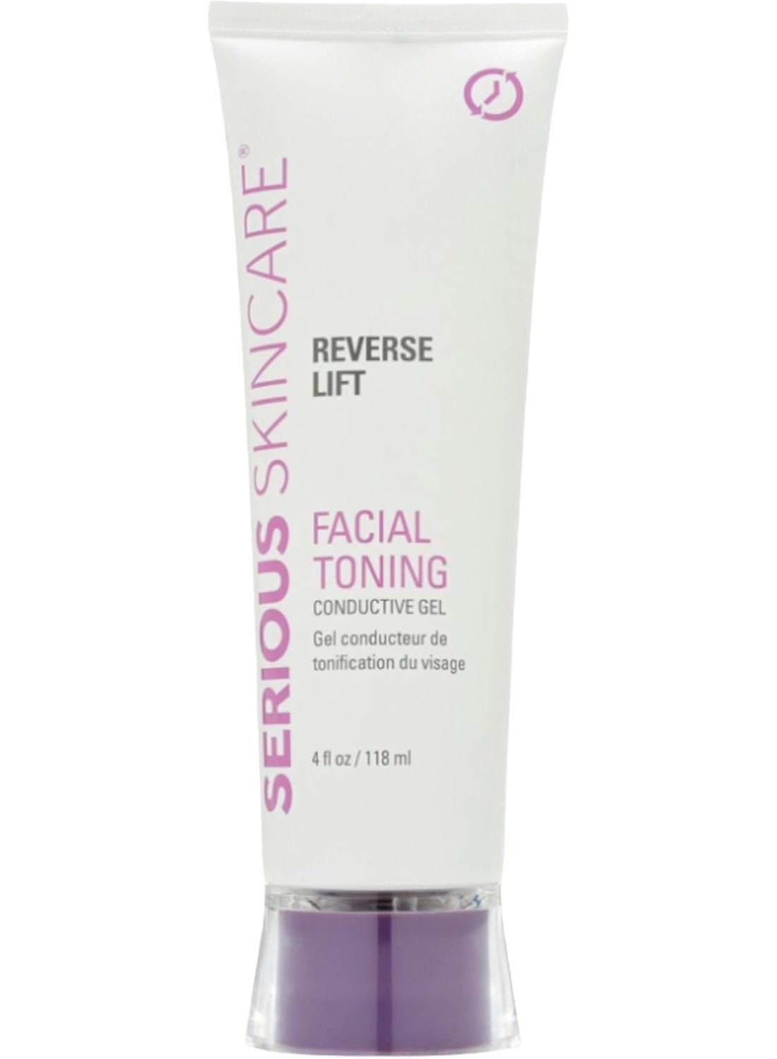 Collagen Based Conductive Activator Gel for Use with Face Microcurrent Toning, Body Contouring, RF Facial Machine - Hydrating Non-Sticky Formula - Easy Glide - Serious Skincare Reverse Lift 4 oz