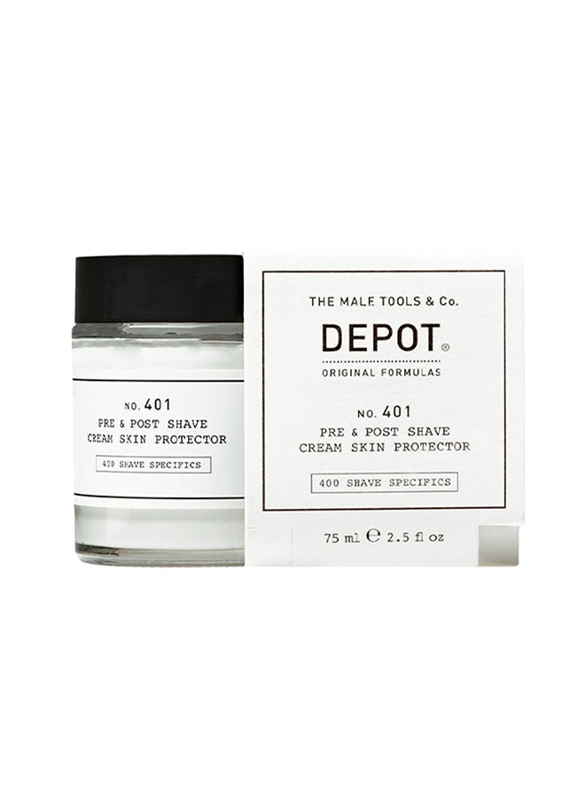2-in-1 Pre & Post Shave Cream - Softens Skin & Hair Before Shaving, Soothes & Hydrates Skin After Shaving (75 ml)