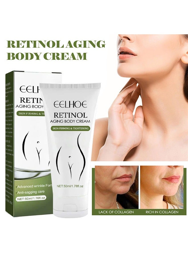 Retinol Aging Body Cream, Firming Peptides Cream For Face And Body, Moisturizes, Hydrating Collagen Anti-Aging Cream, Anti Aging Retinol-Facial Cream For Face