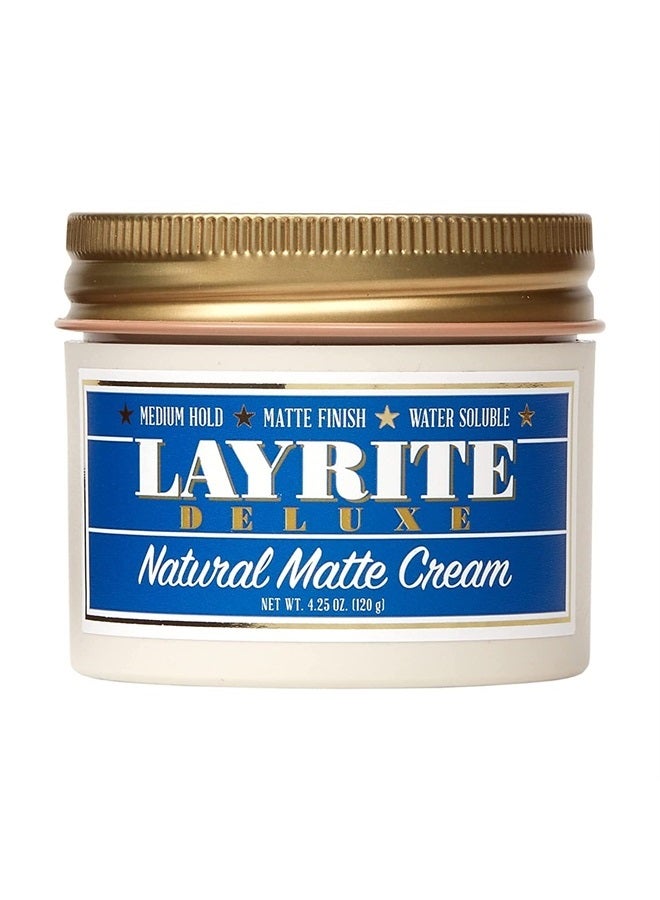 Natural Matte Cream, Basic, White, Mild Cream Soda, 4.25 Ounce