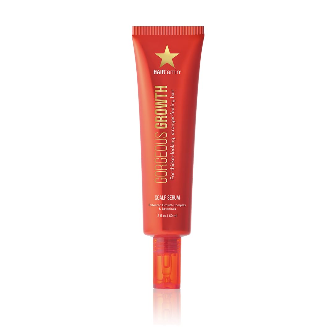 HAIRtamin Scalp Serum Natural Hair Growth Thickening | Made in USA | Helps Increase Hair Thickness and Aids Against Hair Thinning and Hair Fall Out | Moisturizes and Soothes Dry Itchy Scalp