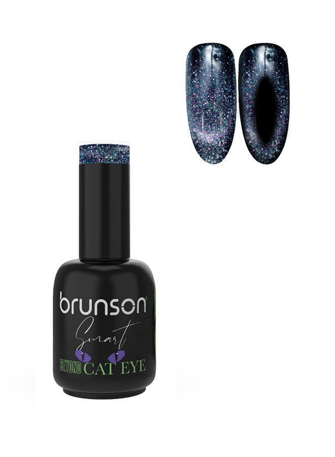 Gel Nail Polish 15ml Smart Beyond Cat Eye Gel Polish Glossy Shine Finish Long Lasting Sparkle UV Soak off Gel Nail Polish for Nail Art French Manicure Pedicure Salon Quality Chip Resistant Gel Nail
