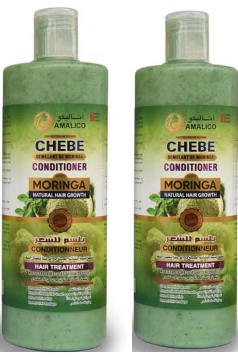 Moringa Conditioner with Chebe Powder 500 ml 2 pcs