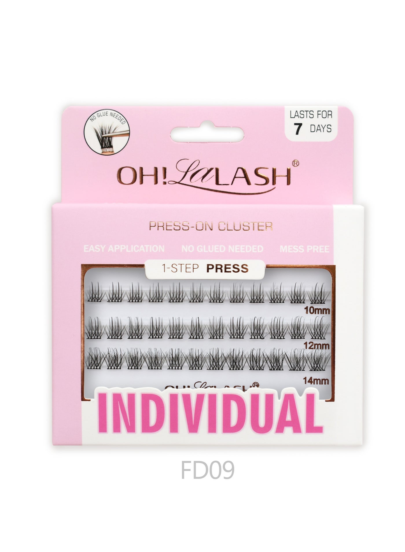 30pcs lash clusters, self adhesive no glue needed eyelash extensions wispy individual false eyelash for women