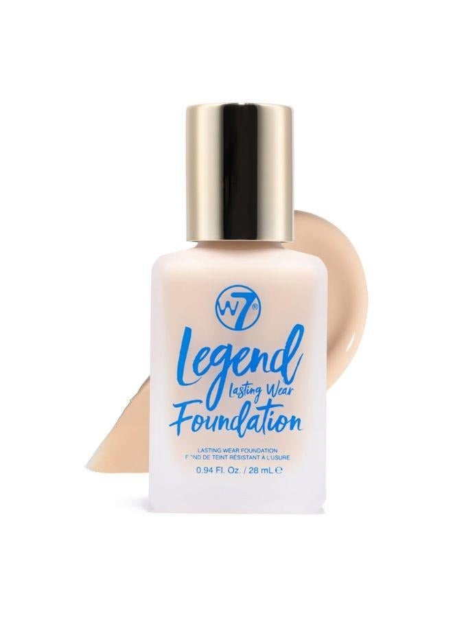 W7 Legend Lasting Wear Foundation - Sand Beige
