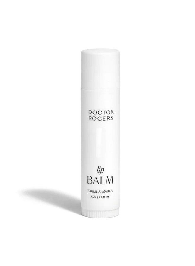 Doctor Rogers Lip Balm Rich Moisturizing Lip Balm For Softening Natural & Plantbased Hypoallergenic Dermatologistcreated Lip Moisturizer For Very Dry Lips Vegan 1 Tube 4.25G0.15Oz