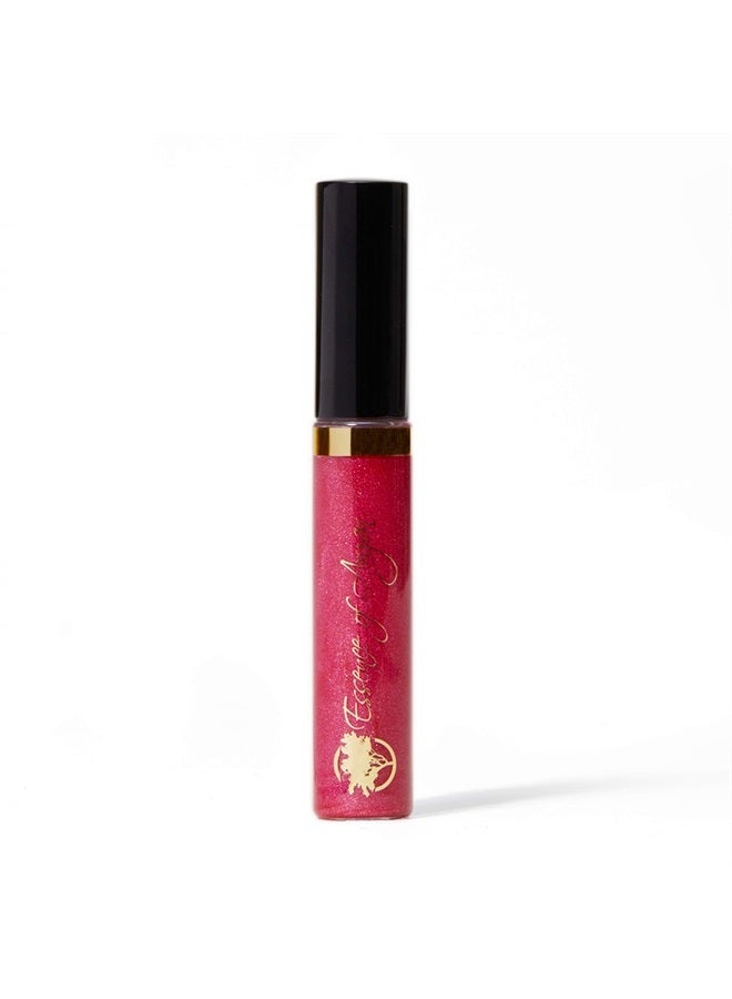 Cheery Rose Lip Gloss with Moroccan Argan Oil to Moisturize and Plump your Lips – Lip Care to Eliminate Dryness - Cherry Rose Matte Effect 0.25oz