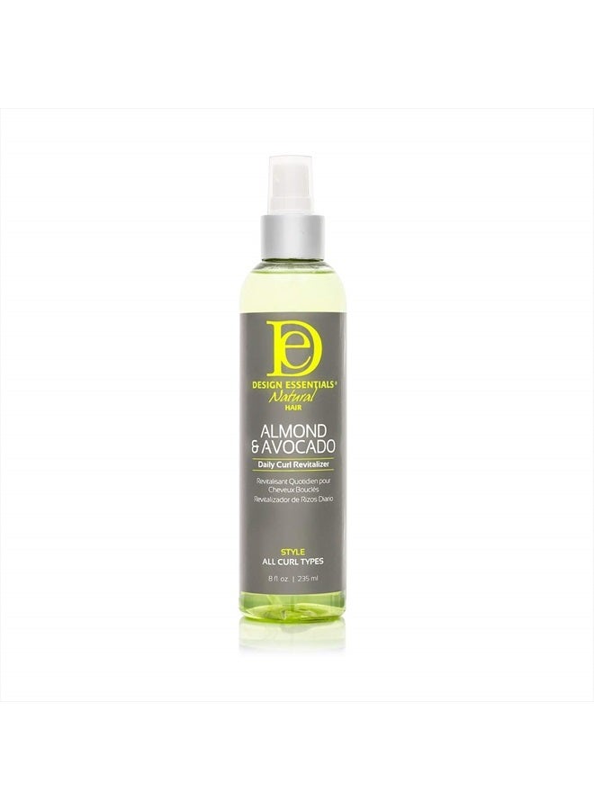 Natural Almond & Avocado Daily Curl Revitalizer, 8 Ounce,Pack of 1