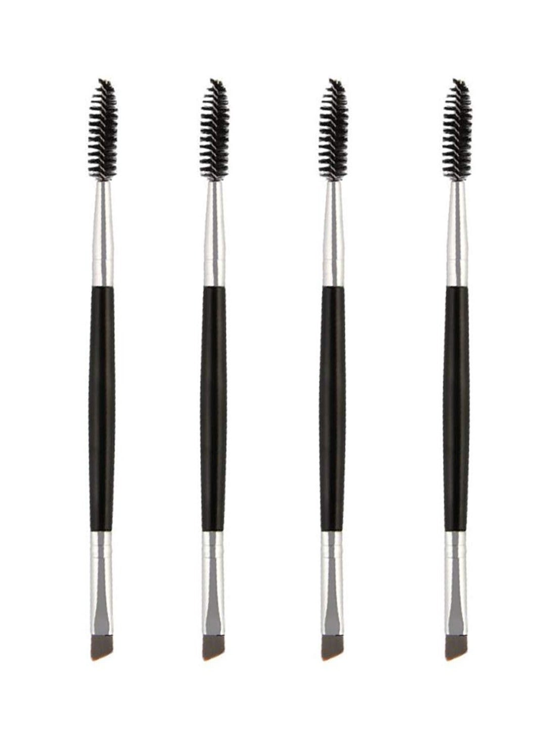 Double Sided Eye Brow Brush, Existing Beauty Henna Eyebrow Tint Brush Angled Eye Brow Comb and Spoolie Suitable for Women Cosmetic Tool