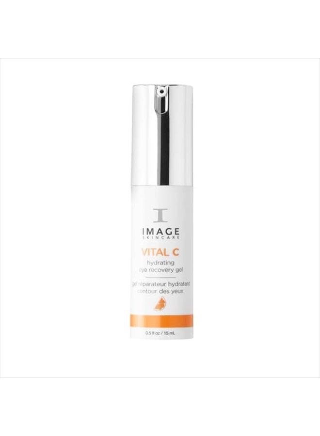, VITAL C Hydrating Eye Recovery Gel, With Vitamin C and Peptides to Reduce Appearance of Dark Circles, Bags, and Wrinkles Under Eyes, 0.5 fl oz