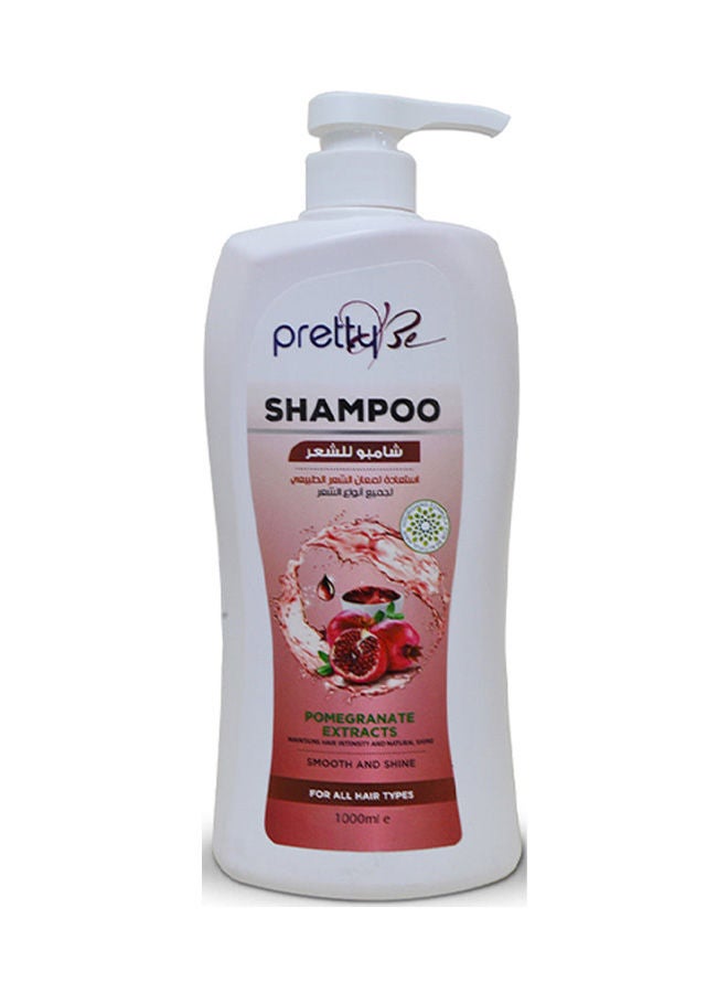 Hair Shampoo with Pomegranate Extract, Suitable For All Hair Types 1000ml