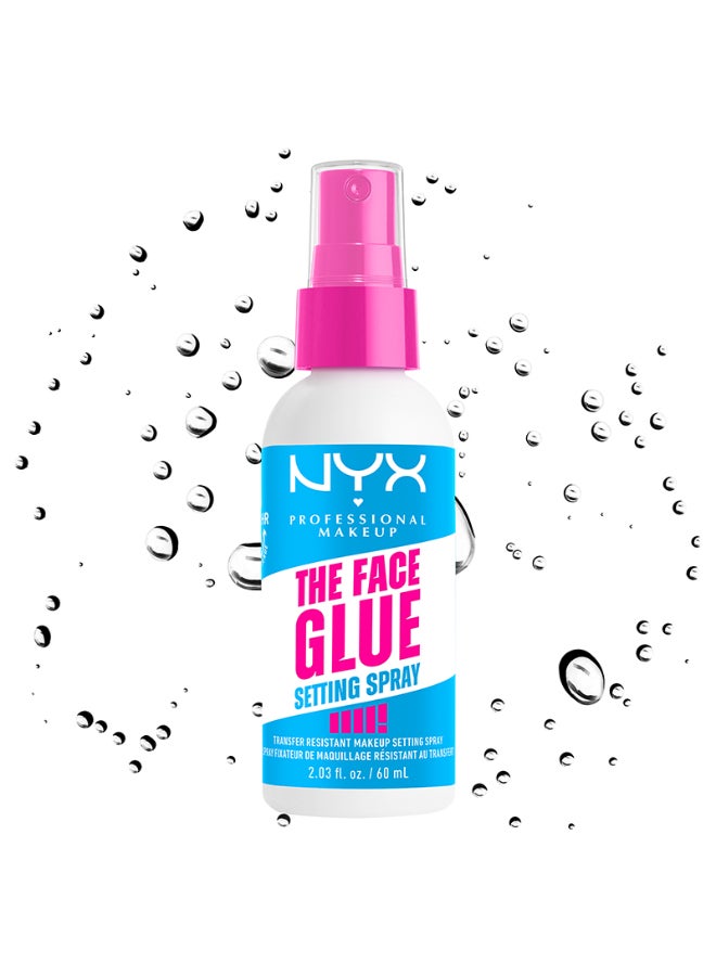 The Face Glue Setting Spray Makeup Setting Spray up to 24 hr wear transfer resistant And waterproof 60ml - image 2