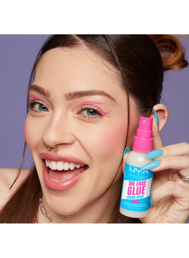 The Face Glue Setting Spray Makeup Setting Spray up to 24 hr wear transfer resistant And waterproof 60ml - image 5