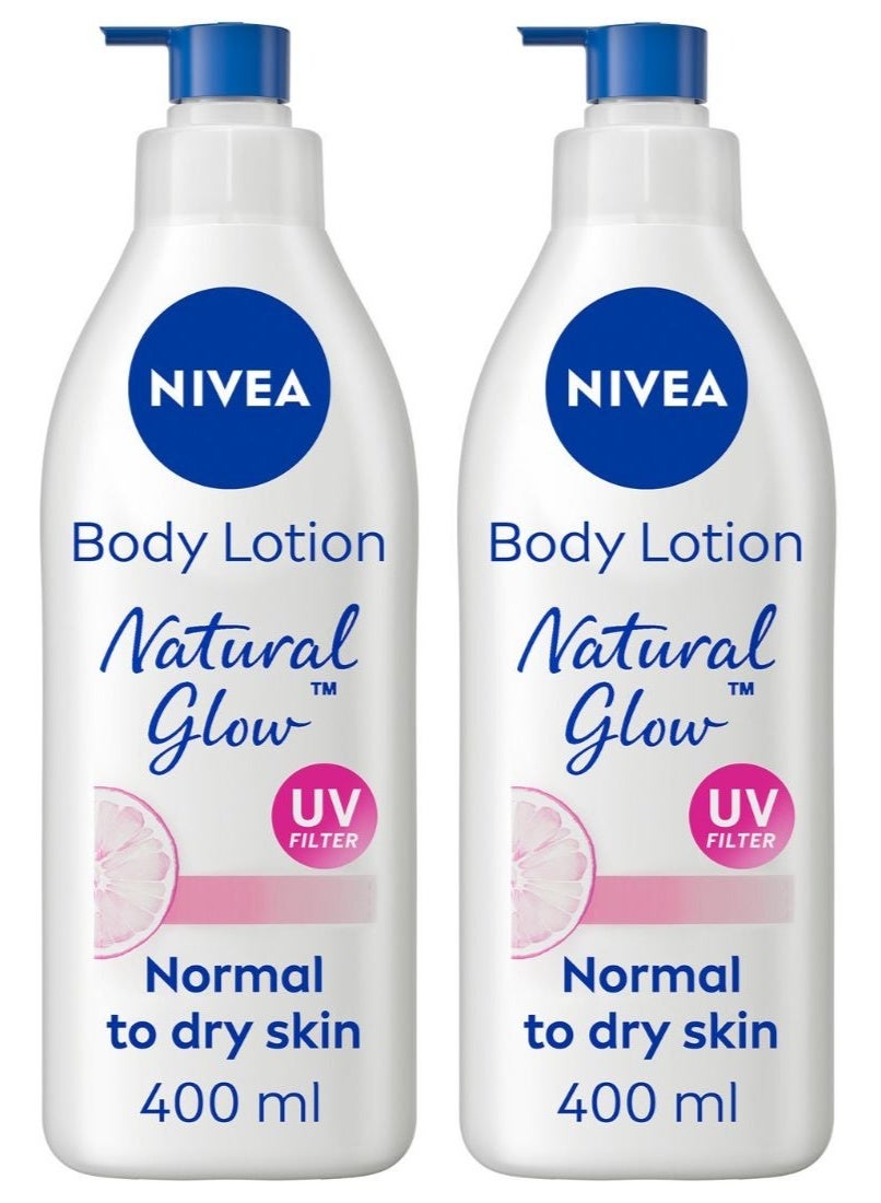 Natural Glow Body Lotion Pack Of 2 400ml