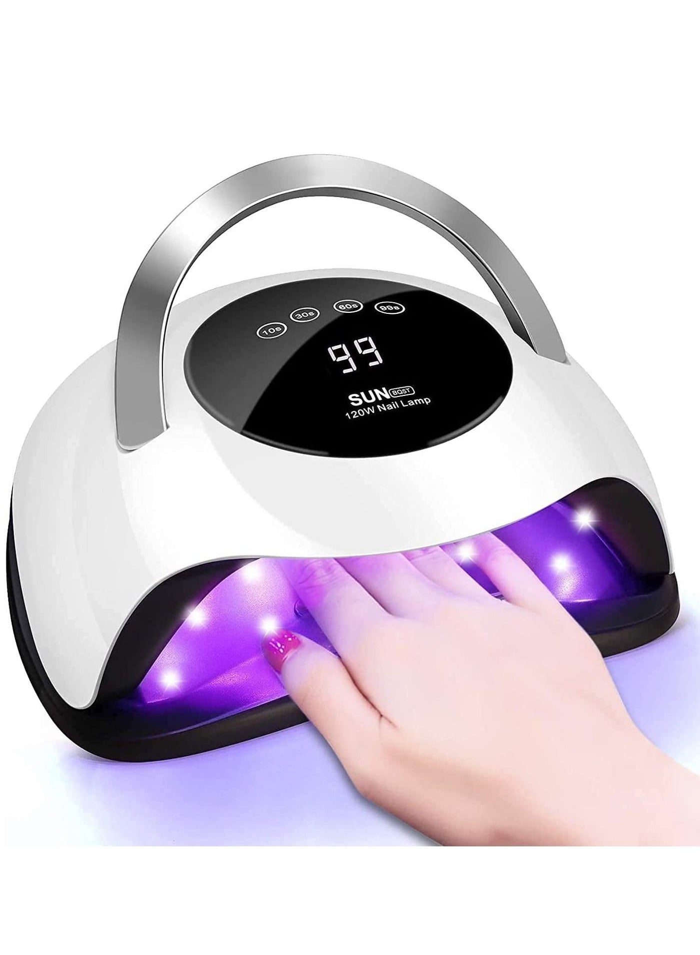 120W SUN BQ5T UV Nail Lamp LED Light Gel Curing Professional Machine Nail Dryer