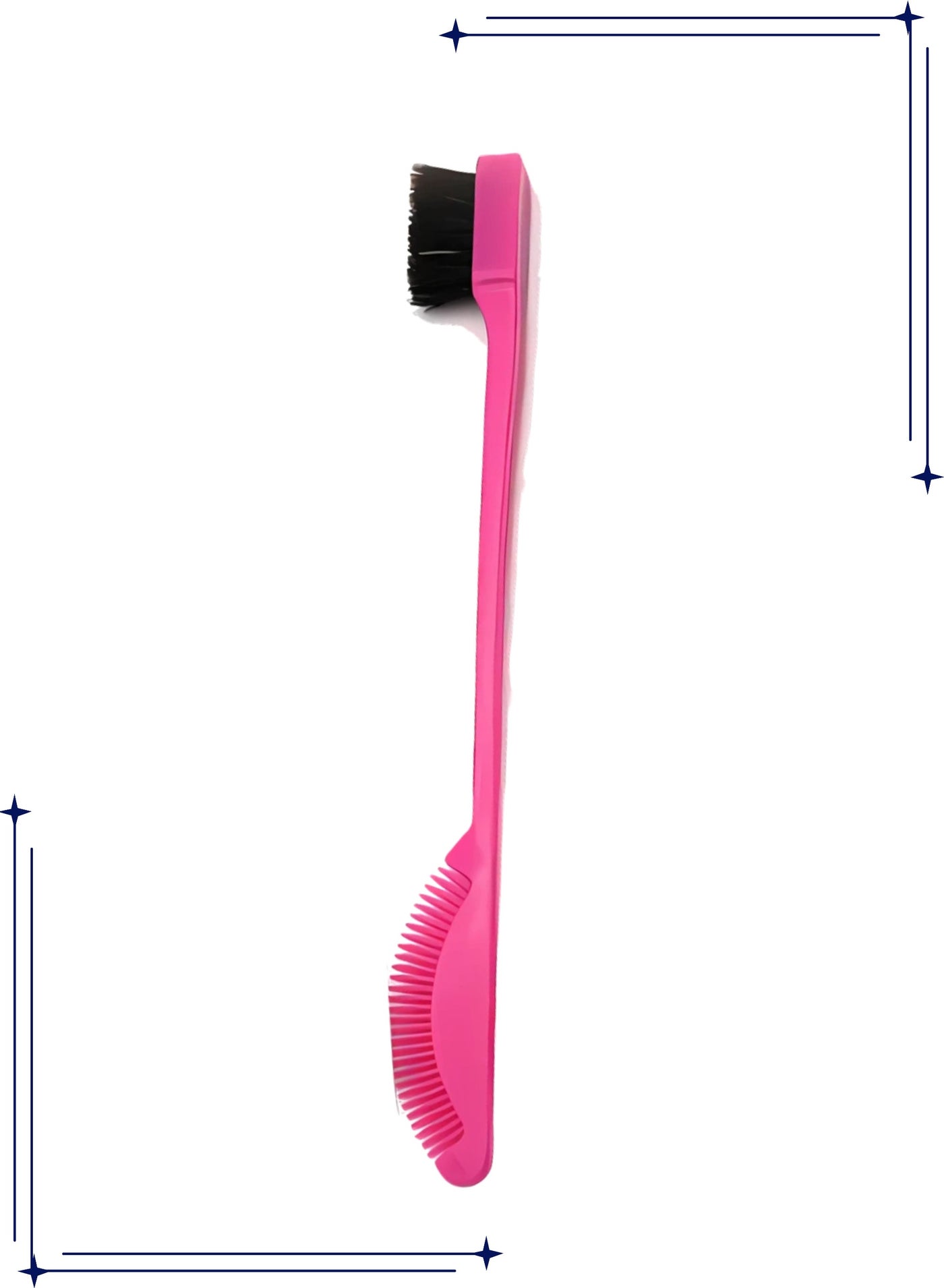 2 in 1 Hair Edge Control Brush Comb Eyebrow Brush Double Sided Edge Brush for Hairstyling, Eyelash Combs and Eyebrow Brushes for Women Men Kids