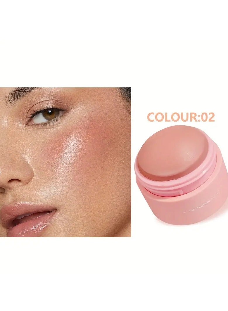Blush Ball Peach Pinkish Blush Monochrome Matte Mist Instant Makeup For Any Crowd To Enhance The Complexion And Make The Skin Look Flawless
