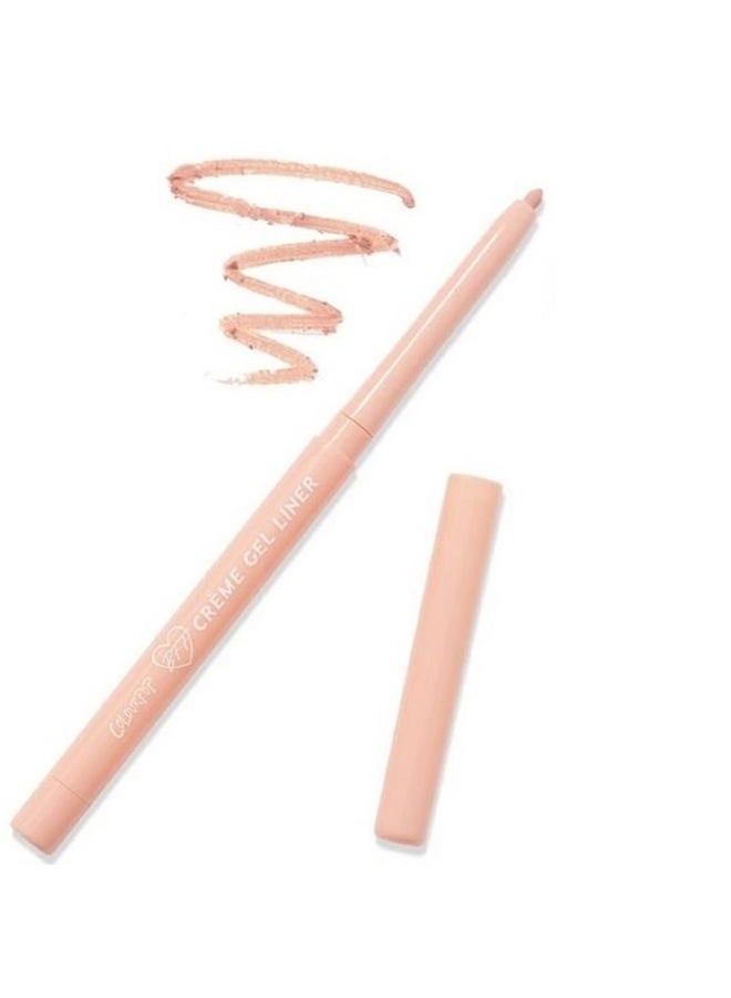 ColourPop PEACH FUZZ Matte Eyeliner Retractable Pencil Creme Gel (Pastel Peach), 0.2g (0.007 Ounce)