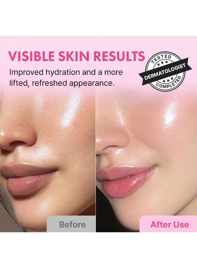 Hyaluron Moisture Cream 50ml — Hyaluronic Acid Gel Moisturizer with Niacinamide, Ceramide NP & Hibiscus Extract — 24H Hydration for Glass Skin, 1.69 fl oz - image 3