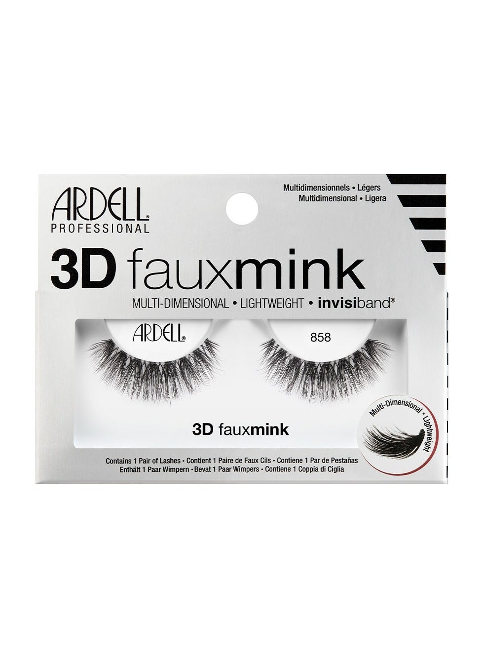 Ard 3D Faux Mink Strip Eyelash, 858
