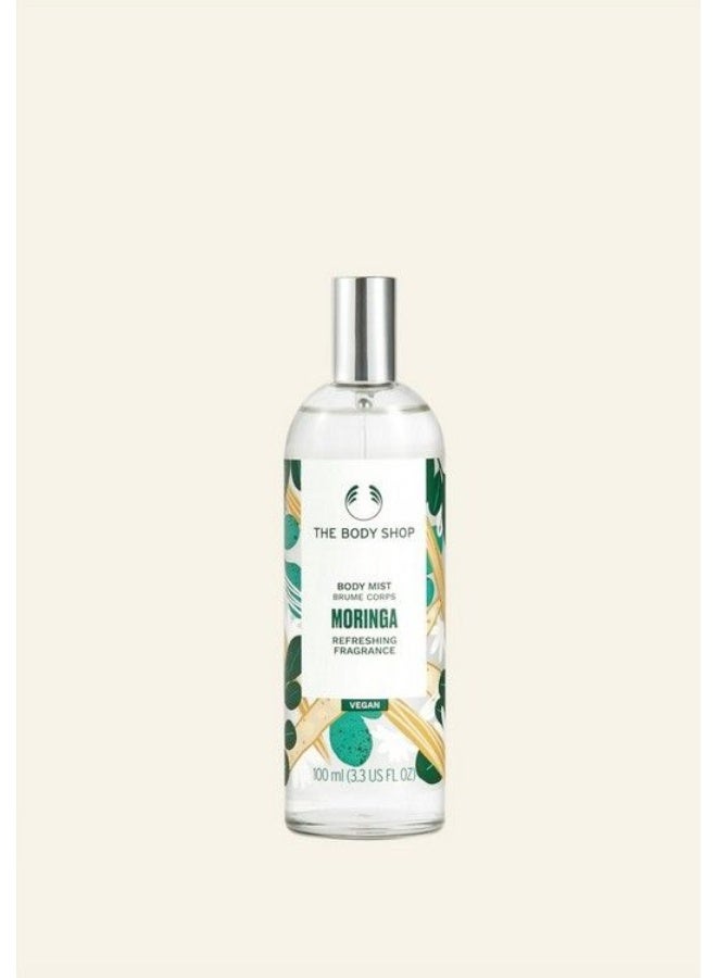 Moringa Body Mist – Refreshing Floral Fragrance Spray with 96% Natural Origin Ingredients, Light & Delicate Scent, Vegan, 100ml