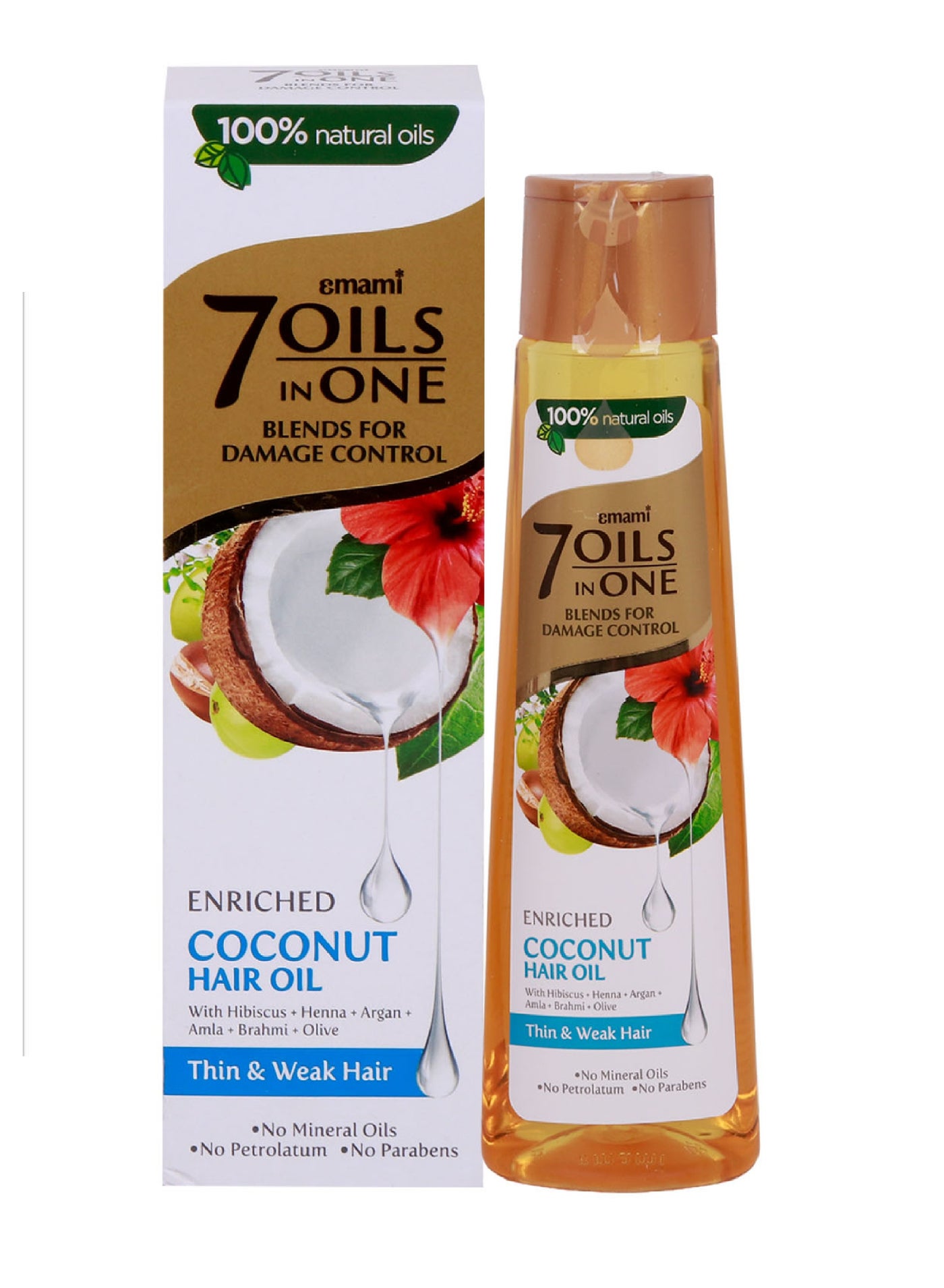 EMAMI 7IN 1 COCONUT HAIR OIL 200ML