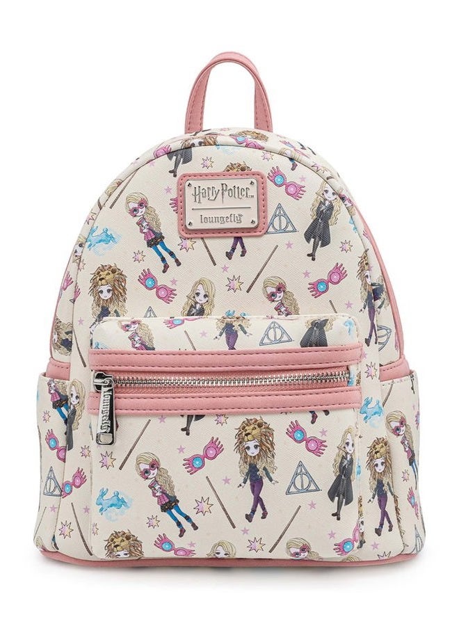 Harry Potter Luna Lovegood All Over Print Womens Double Strap Shoulder Bag Purse