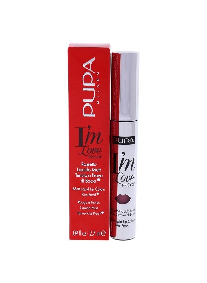 Milano I Am Love Proof Matt Liquid Lip Color - Gives Super-Intense Colour - Offers A Matte, Velvety Effect - Ultra-Comfortable Texture Adheres Perfectly To Lips - 004 Intense Rose - 0.09 OZ