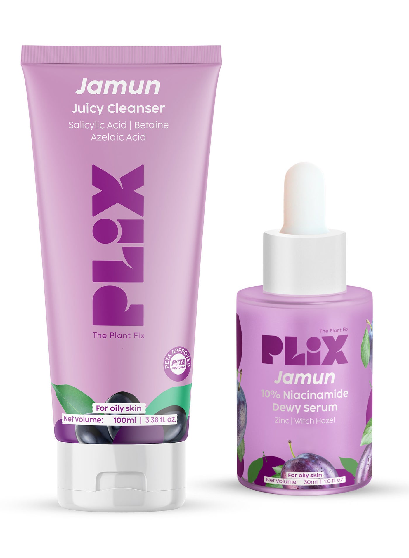 Jamun Face Wash and Acne Marks Serum Combo(100ML + 30ML) For Acne spots & Oil Control, For Breakouts Oily & Acne Prone Skin Women & Men