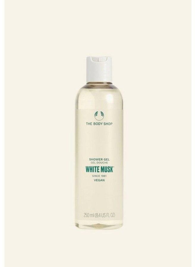 White Musk® Shower Gel – Fresh, Floral & Iconic Scent | Notes of Aldehydes, Jasmine & Cruelty-Free Musk, 250 ml