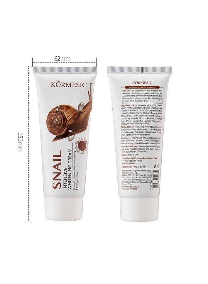 2PCS Snail Cream - 100g Repairing & Hydrating Face Cream