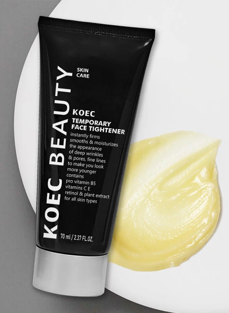 70ml Temporary Face Tightener for Face Instant Anti Wrinkle Face Cream Firming and Tightening Face Cream Reduce and Smooth Fine Lines Face Moisturizer Face Cream for Women Skin Tightening Cream