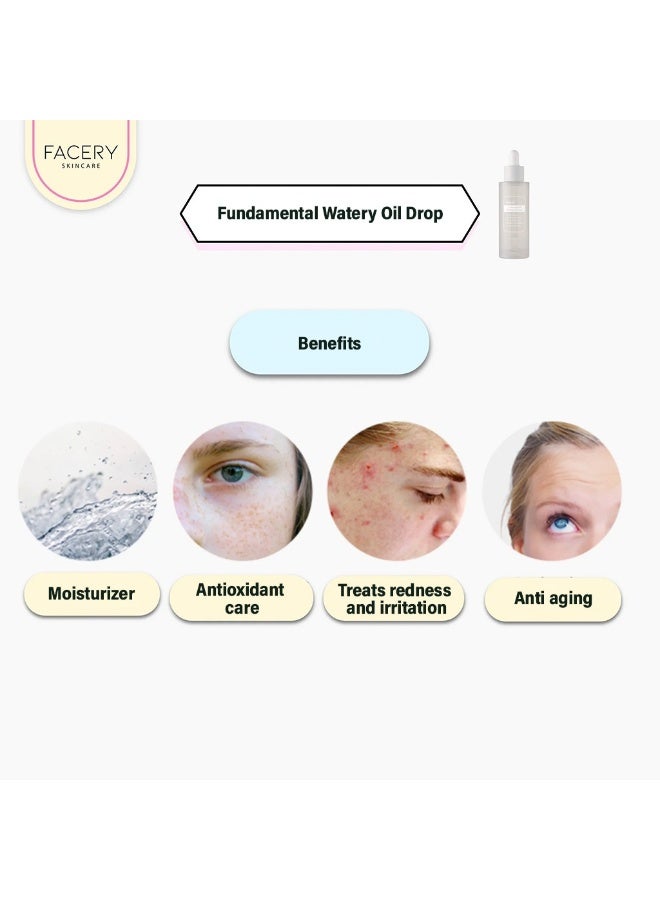 Fundamental Deep Hydration Watery Oil Drop Serum With Antioxidants 50 ML