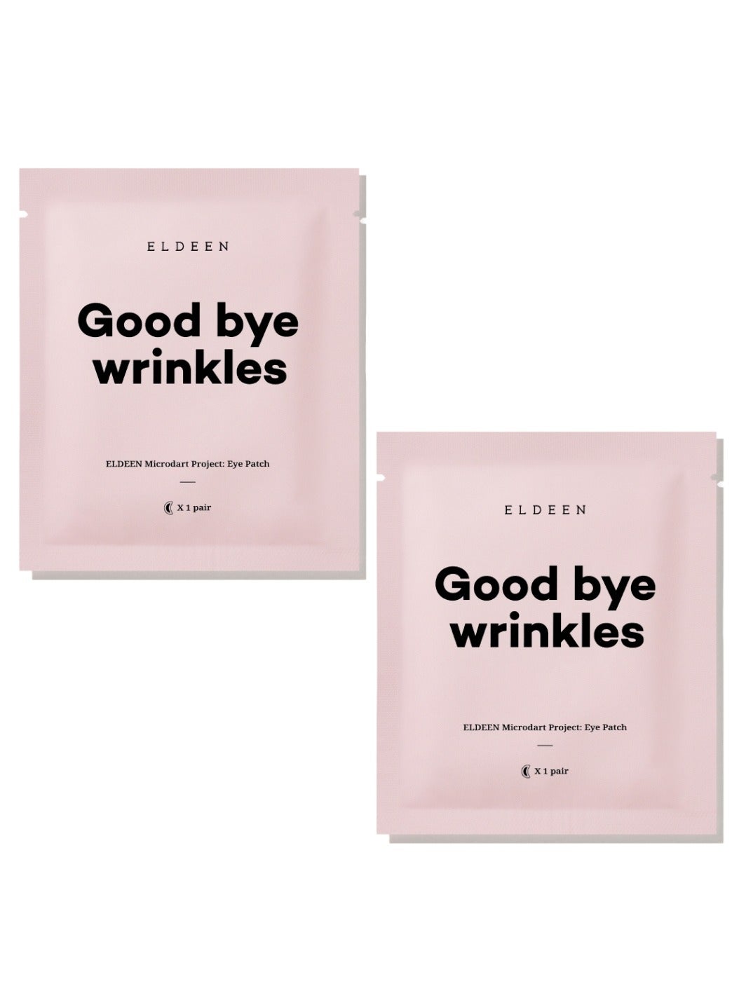 Good Bye Wrinkles - Eldeen Microdart Project: Eye Patch - The Ultimate Solution for Your Skin, reduce wrinkles, clear, 1 pair, Packages of 1, 4, and 8 (Pack of 2)