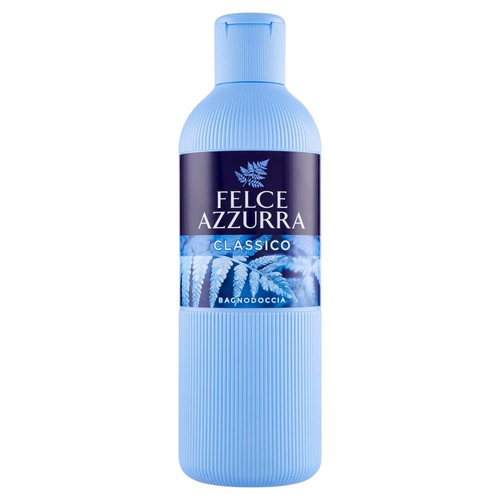 Felce Azzurra Original - The Timeless Essence Body Wash - New Rich And Velvety Formula - Envelops Your Skin With A Gentle And Light Lather - Provides Extra Hydration - For All Skin Types - 22 Oz