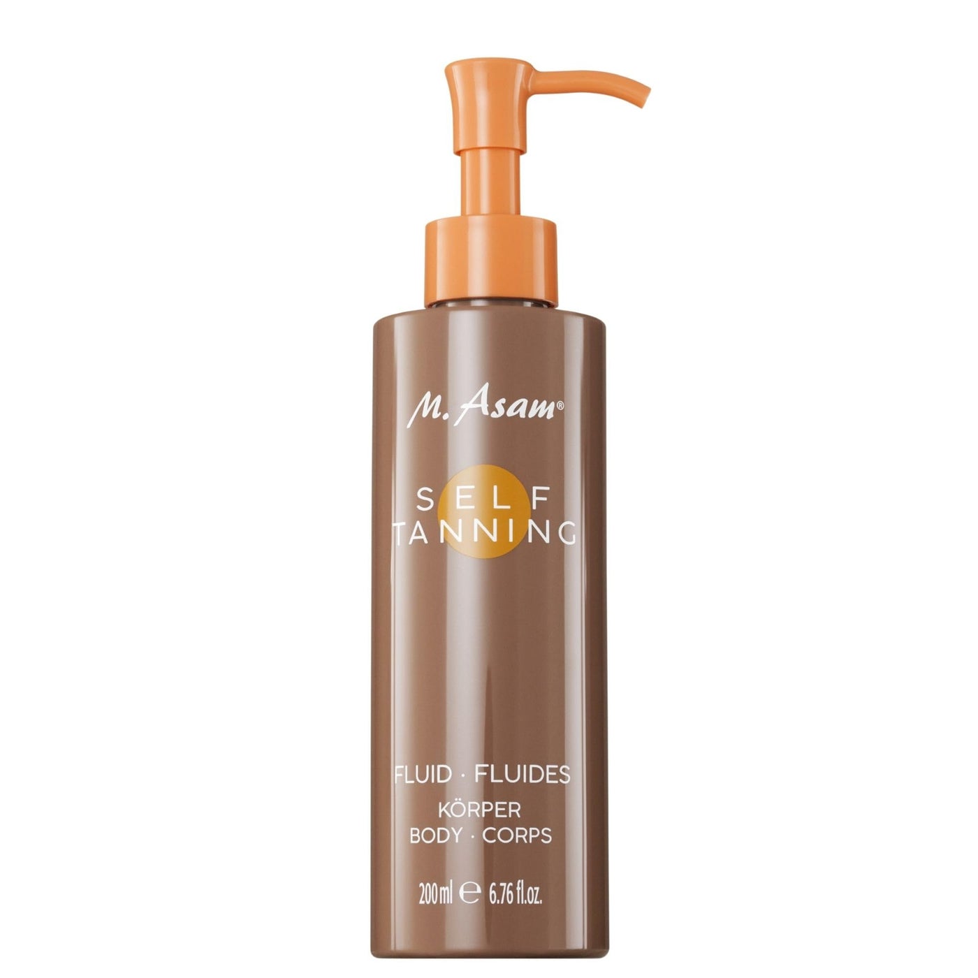 M. Asam Sun Self Tanning Fluid (6.76 Fl Oz) - Body Self-Tanner With Immediate & Long-Term Effect, Natural-Looking & Long-Lasting Tan, Tanning Lotion With Moisturizing Ingredients.