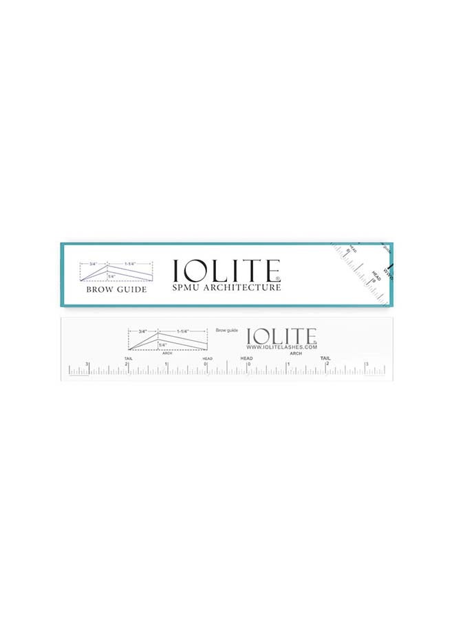 20-Pieces Eyebrow Ruler Microblading Disposable Eyebrow Ruler Tattoo Microblade Measure Tool, IBR - 20pcs