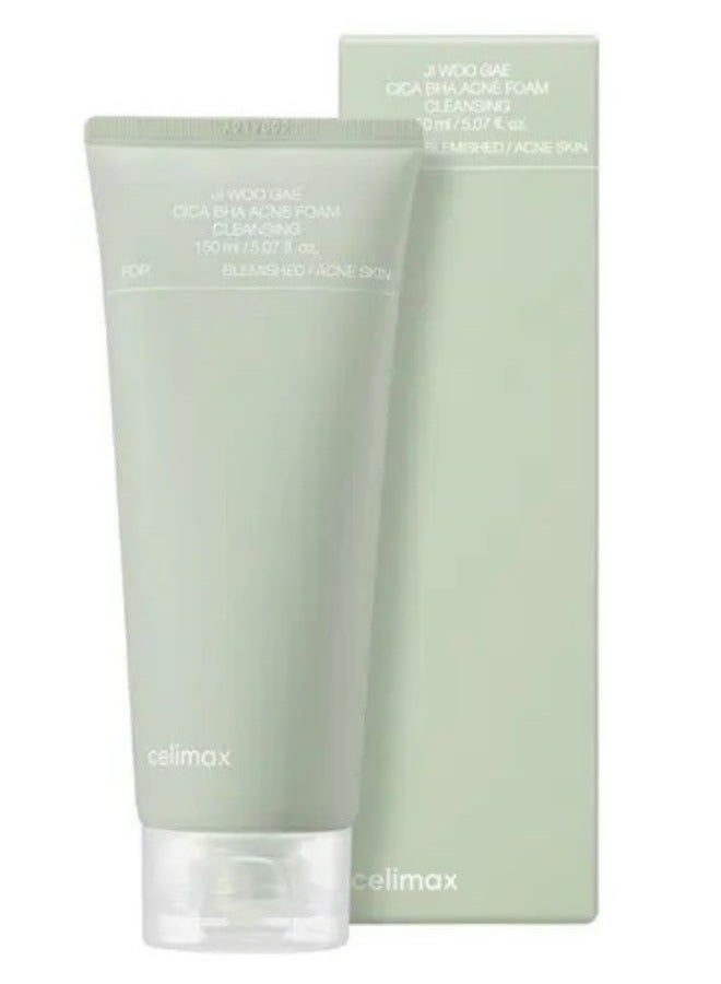 Ji Woo Gae Cica BHA Acne Foam Cleansing 150ml