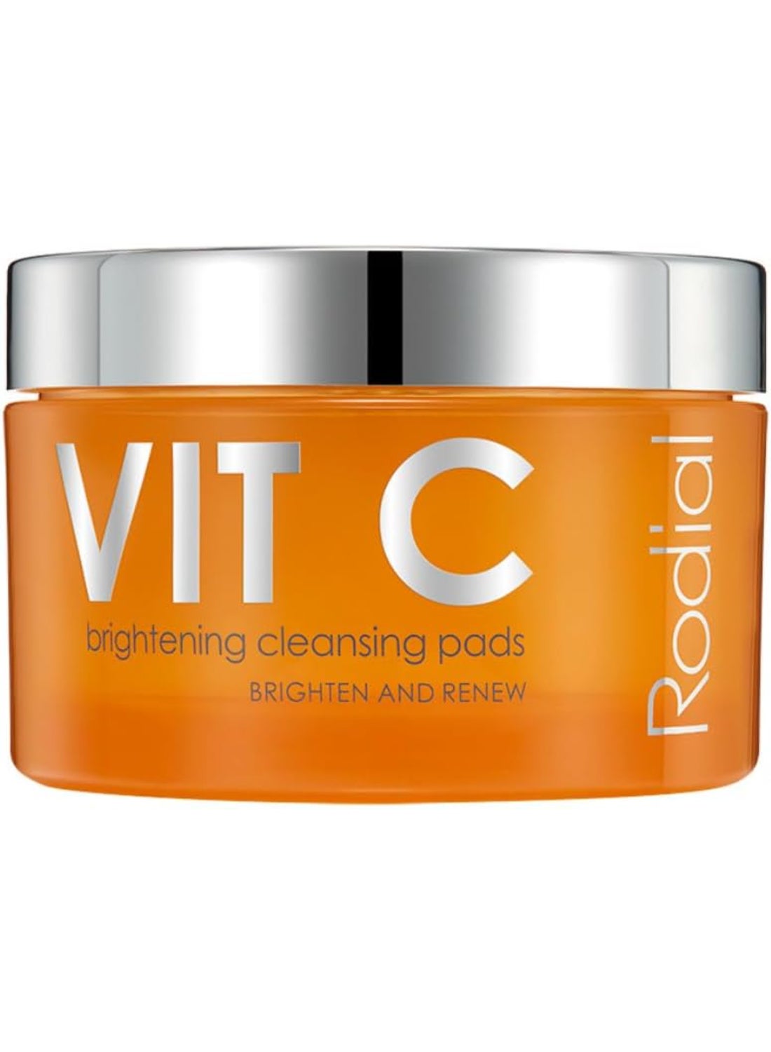 Rodial Vit C Brightening Pads 60 Pads – Instant Resurfacing for Uneven Tone, Salicylic & Lactic Acid, Exfoliating Textured Pads for Acne Scar Relief 60 Pads