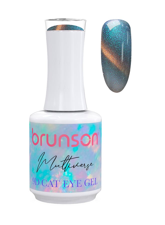 Multiverse 9D Cat Eye Gel Polish Galaxy Magnetic UV LED Gel Nail polish 18ml Chameleon Magnetic Gel Soak Off UV LED Gelish Polish D07N