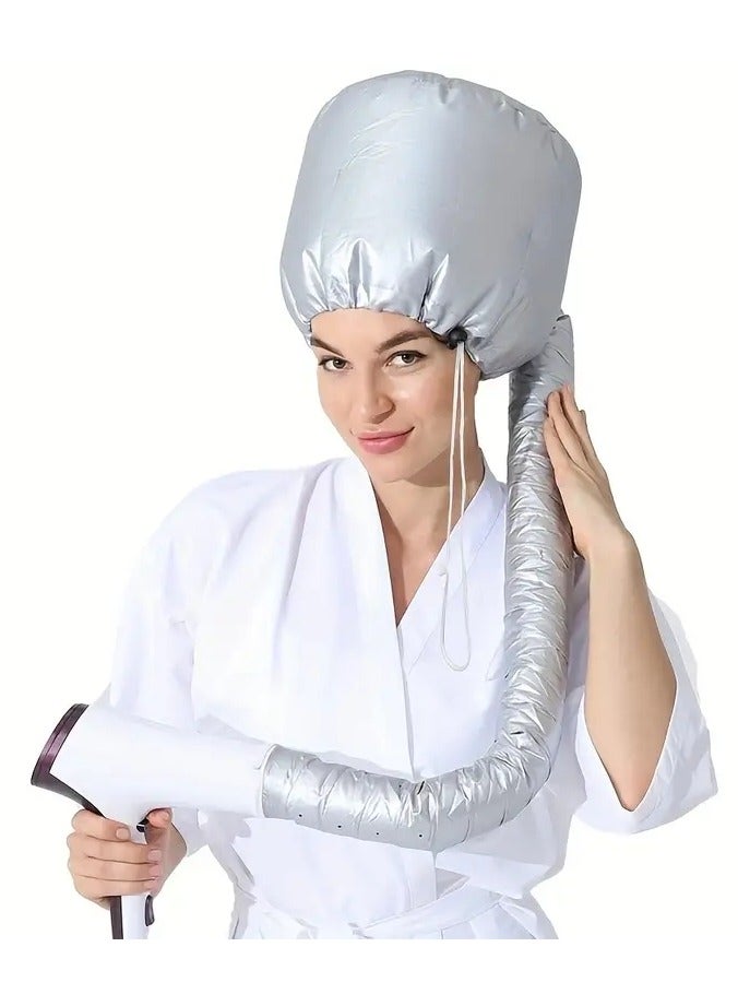 Bonnet Hood Hair Dryer Silver