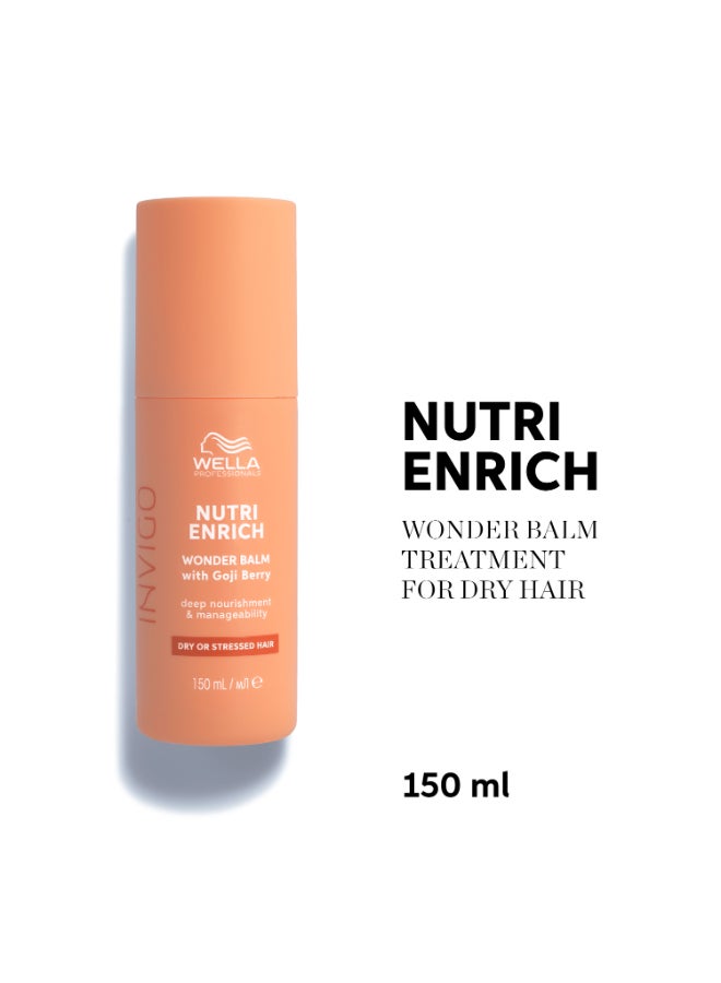 Invigo Nutri-Enrich Wonder Balm - Leave-In Cream For Smoothness, Manageability And Movement In Dry Hair (150 Ml) - image 2